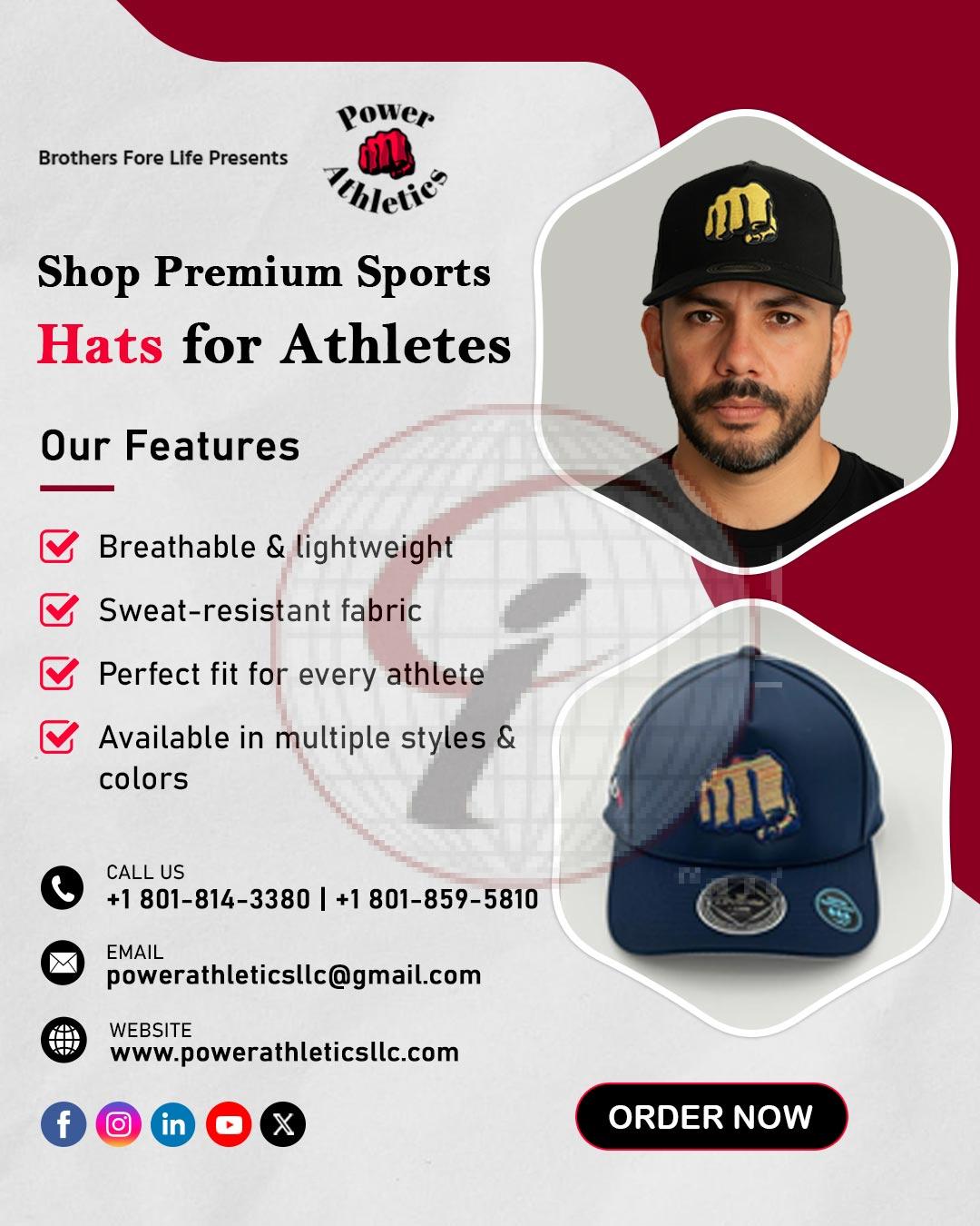 Shop Premium Sports Hats for Athletes
