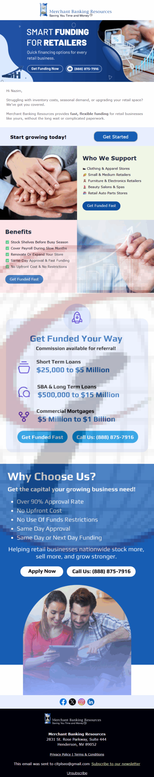 Smart Funding For Retailers