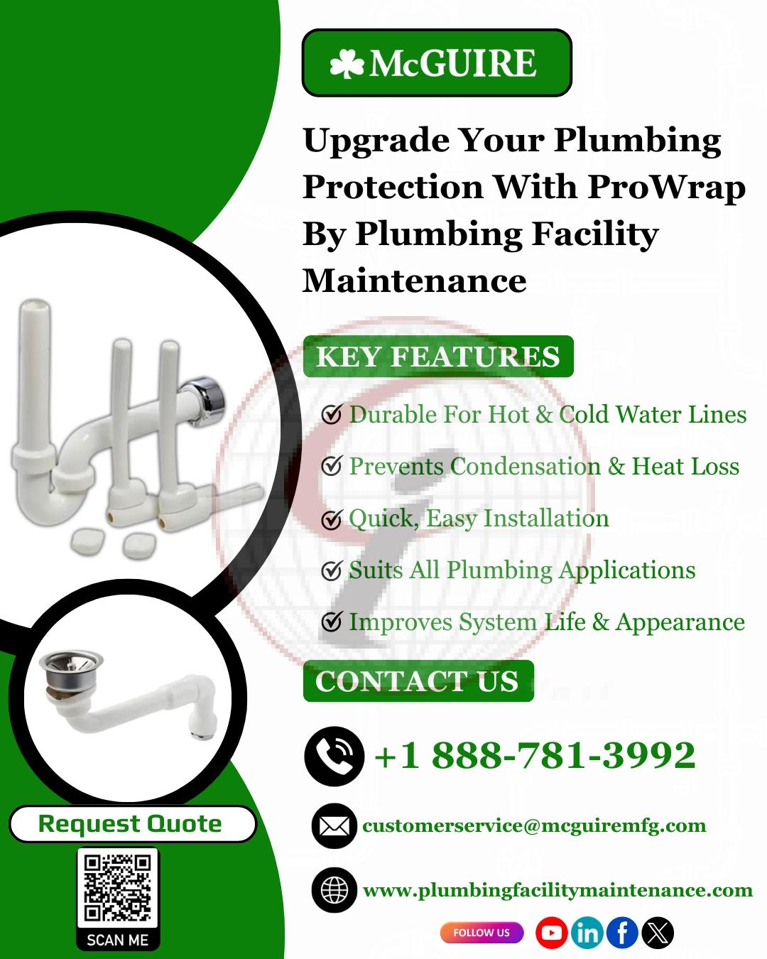 Upgrade Your Plumbing Protection With ProWrap Made By Plumbing Facility Maintenance