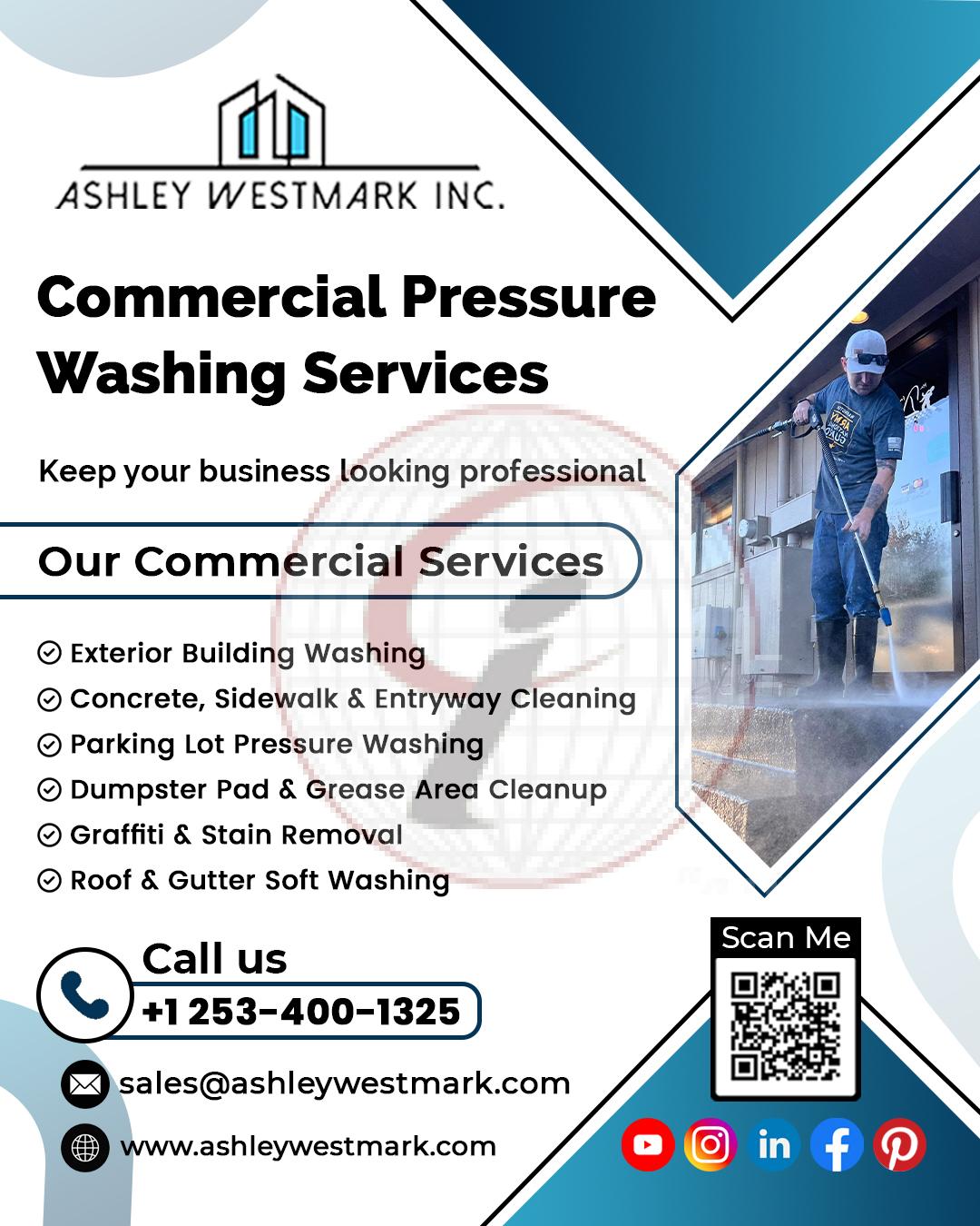Commercial Pressure Washing Services – Keep Your Business Looking Professional