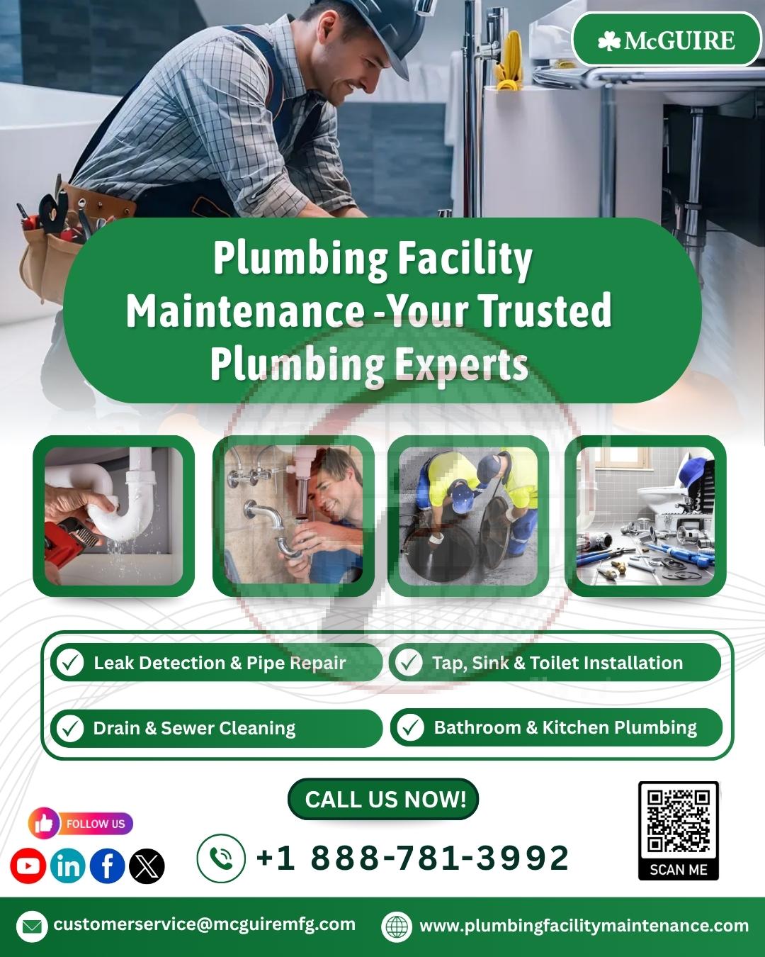 plumbing facility maintenance – yourb trusted plumbing expert