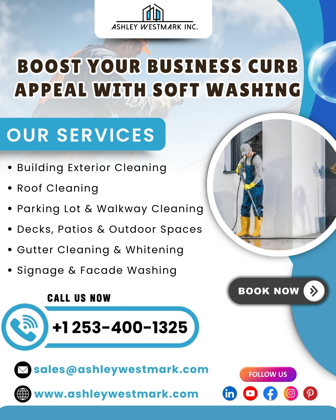Boost Your Business Curb Appeal with Soft Washing