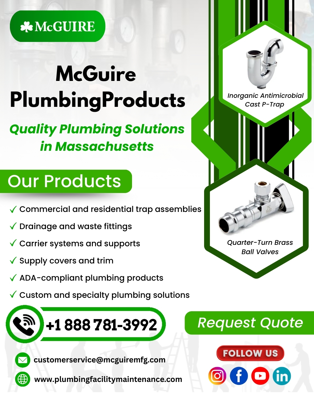 McGuire Plumbing Products  Quality Plumbing Solutions