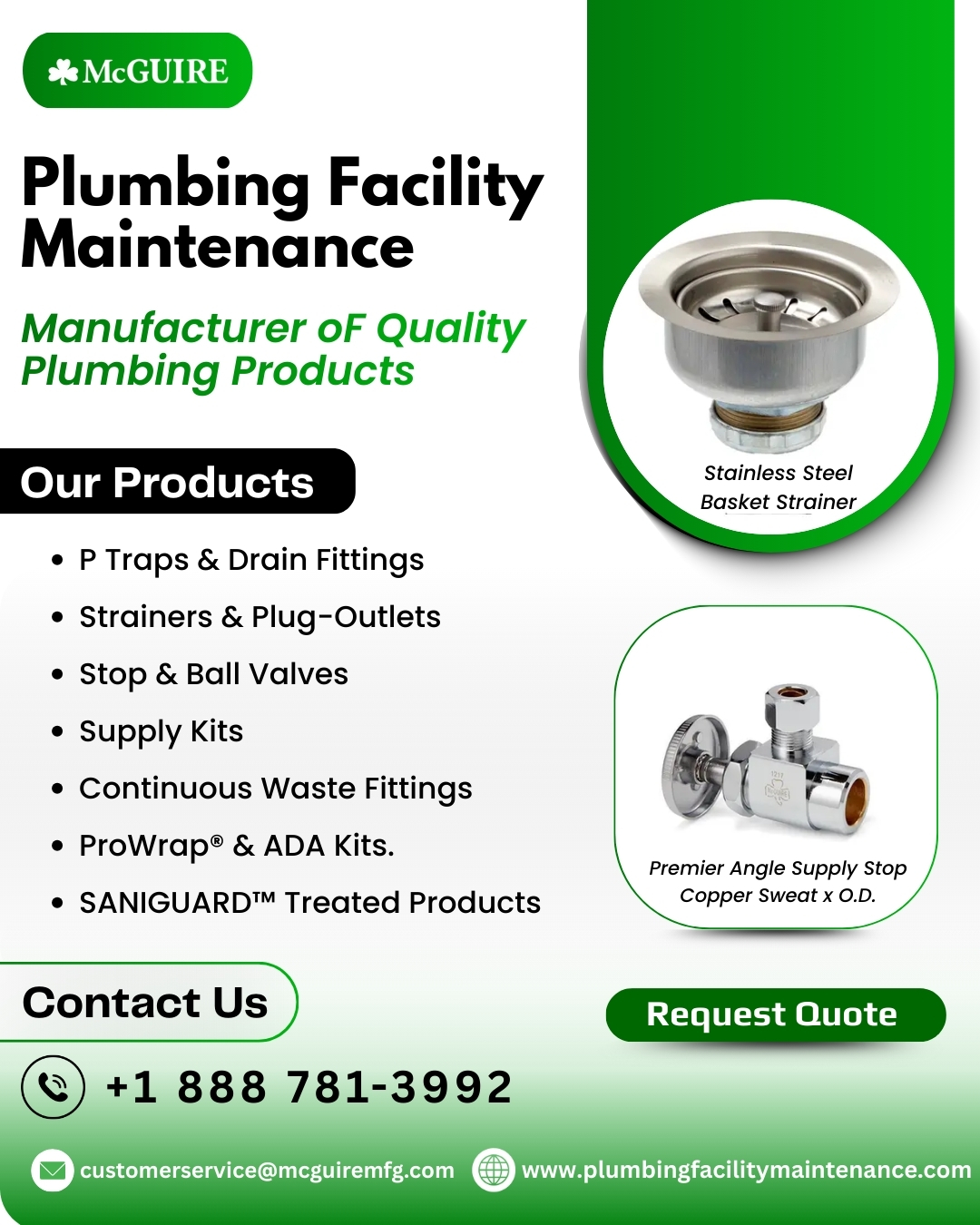 Plumbing Facility Maintenance Manufacturer of Quality Plumbing Products
