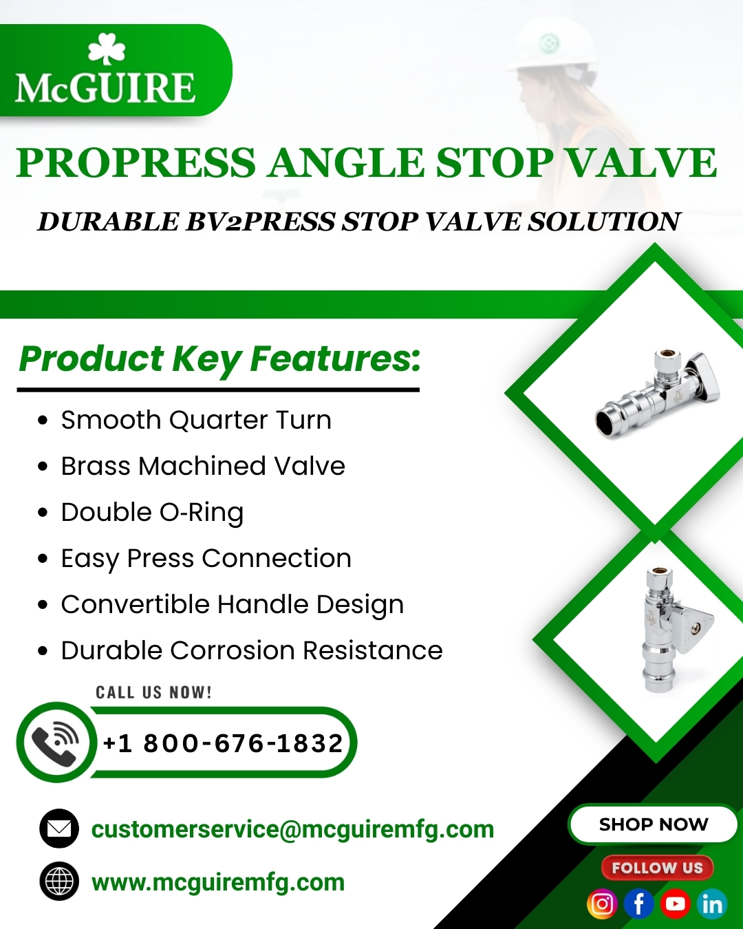 ProPress Angle Stop Valve