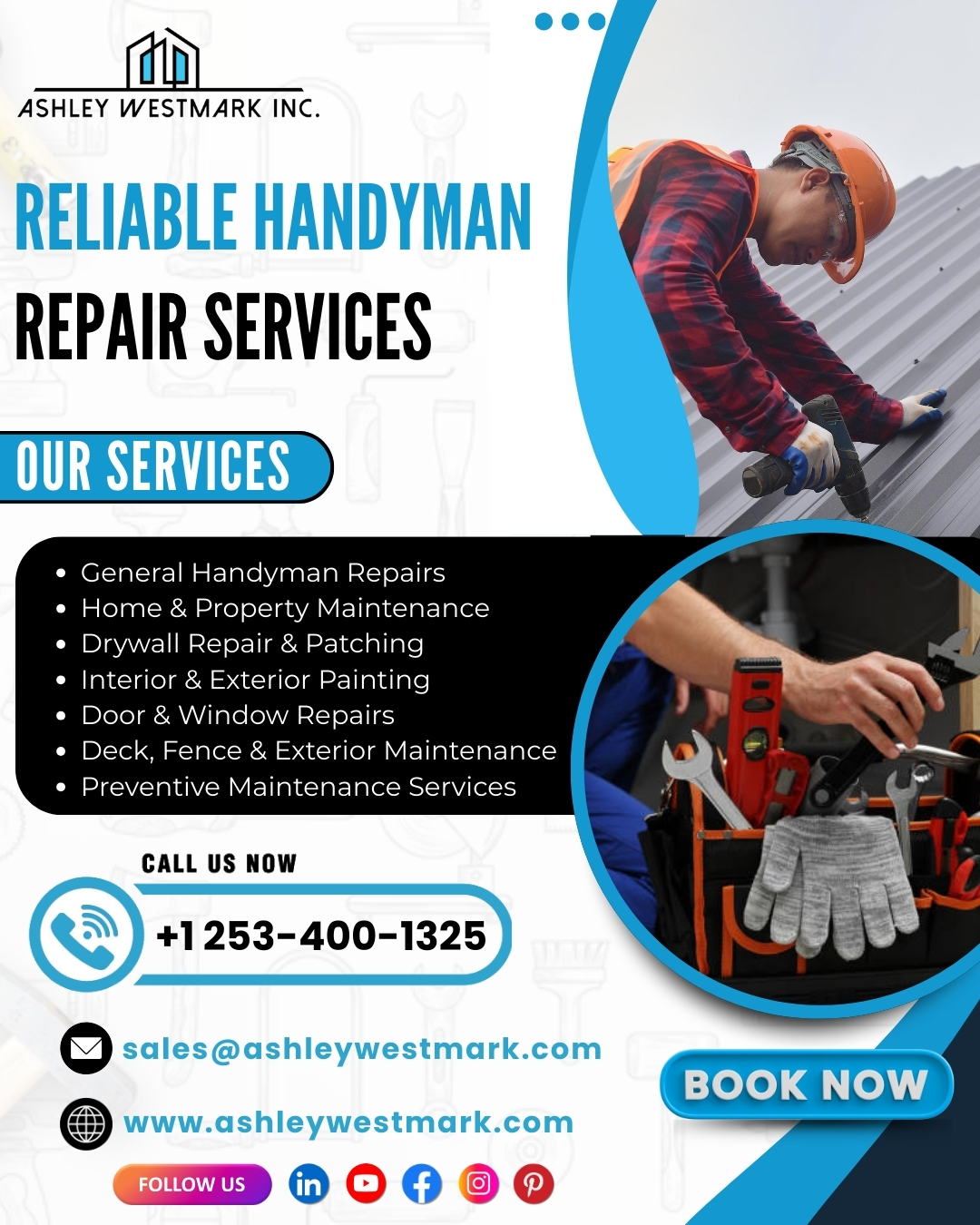 Reliable Handyman Repair Services – Ashley Westmark Inc.