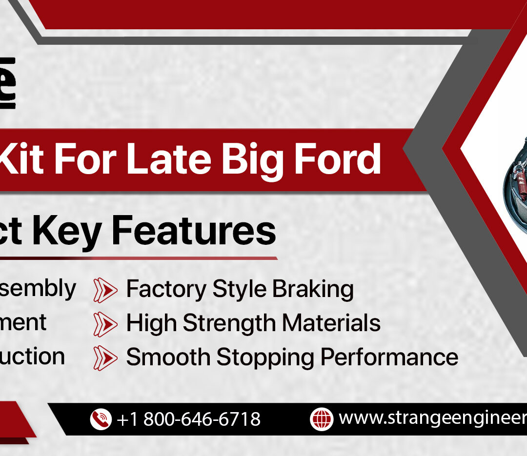 Drum brake kit for late big ford