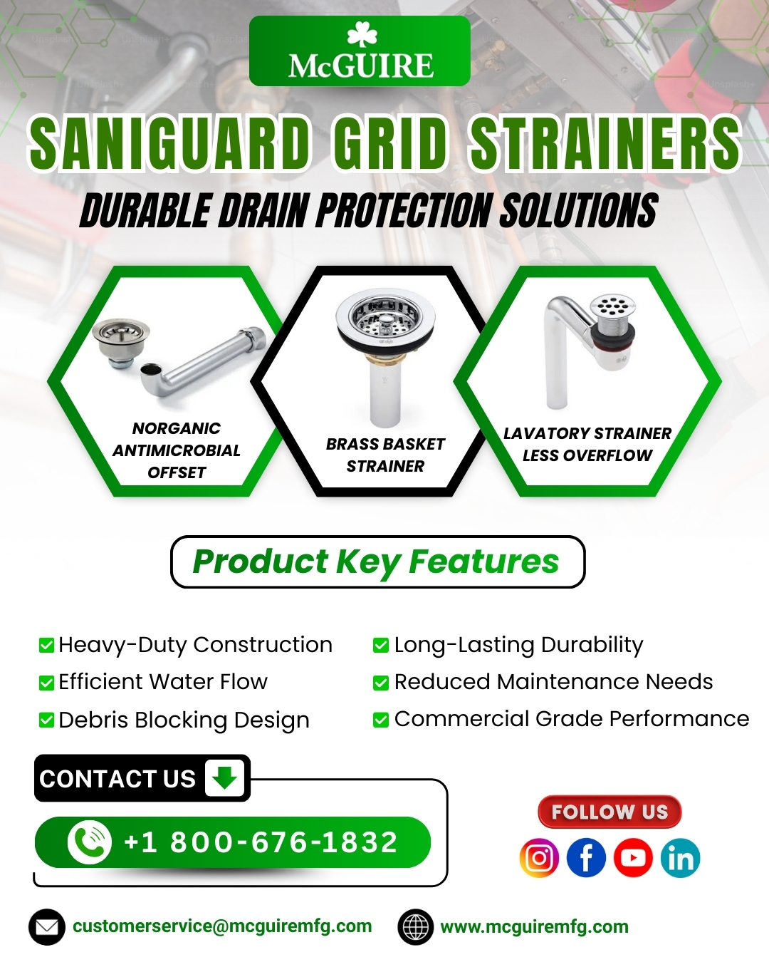 Saniguard Grid Strainers Durable Drain Protection Solutions
