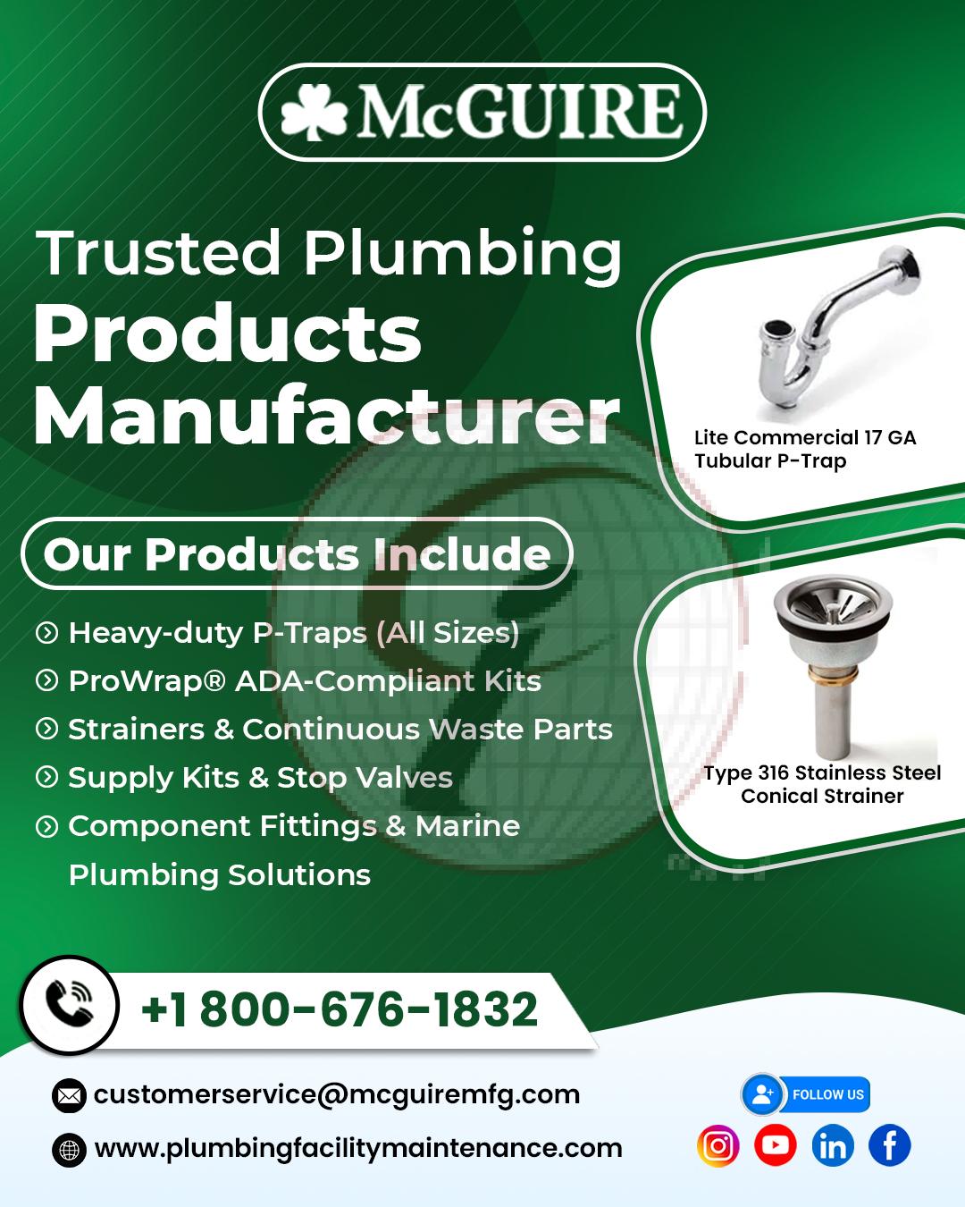 Trusted Plumbing Products Manufacturer