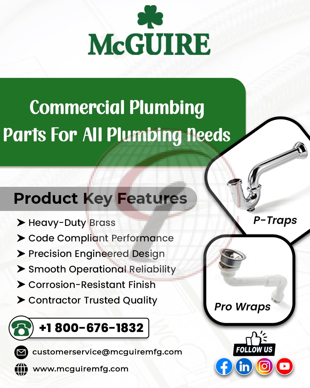 Commercial Plumbing Parts For All Plumbing Needs