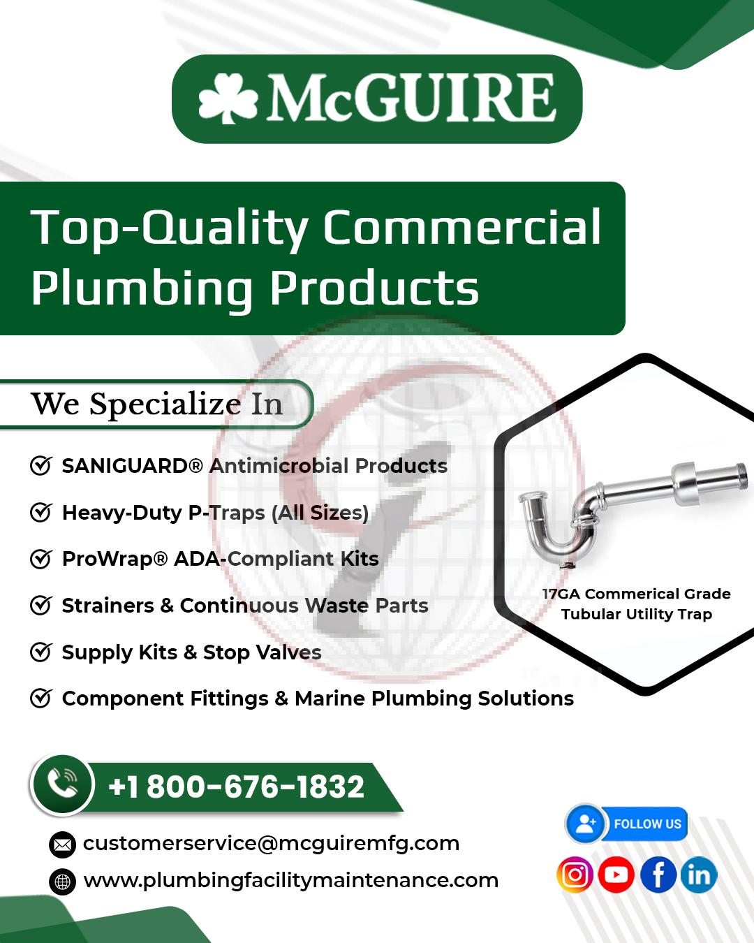 Top-Quality Commercial Plumbing Products