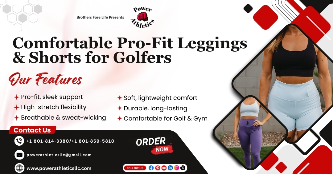 Comfortable Pro-Fit Leggings & Shorts for Golfers