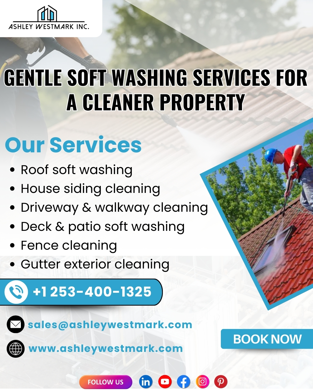 Gentle Soft Washing Services for a Cleaner Property