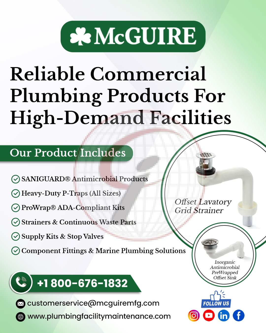 Reliable Commercial Plumbing Products for High-Demand Facilities