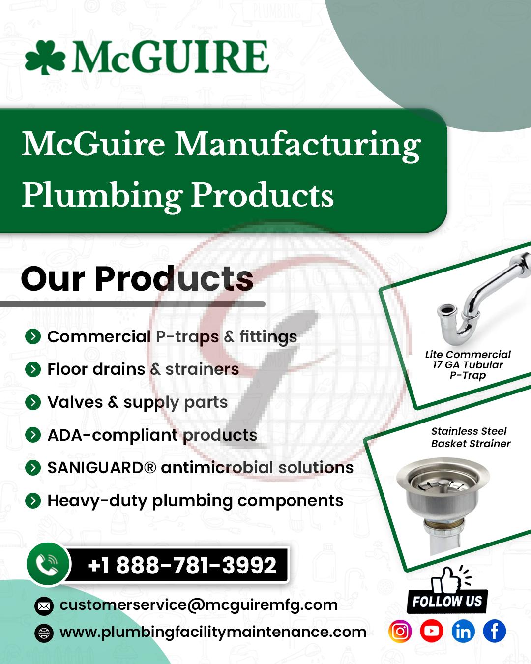 McGuire Manufacturing Plumbing Products