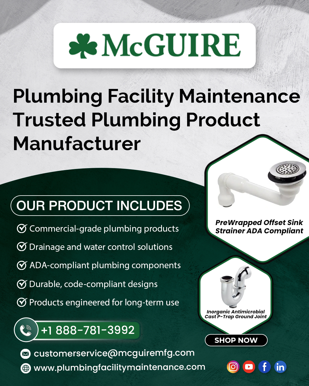 Plumbing Facility Maintenance – Trusted Plumbing Product Manufacturer