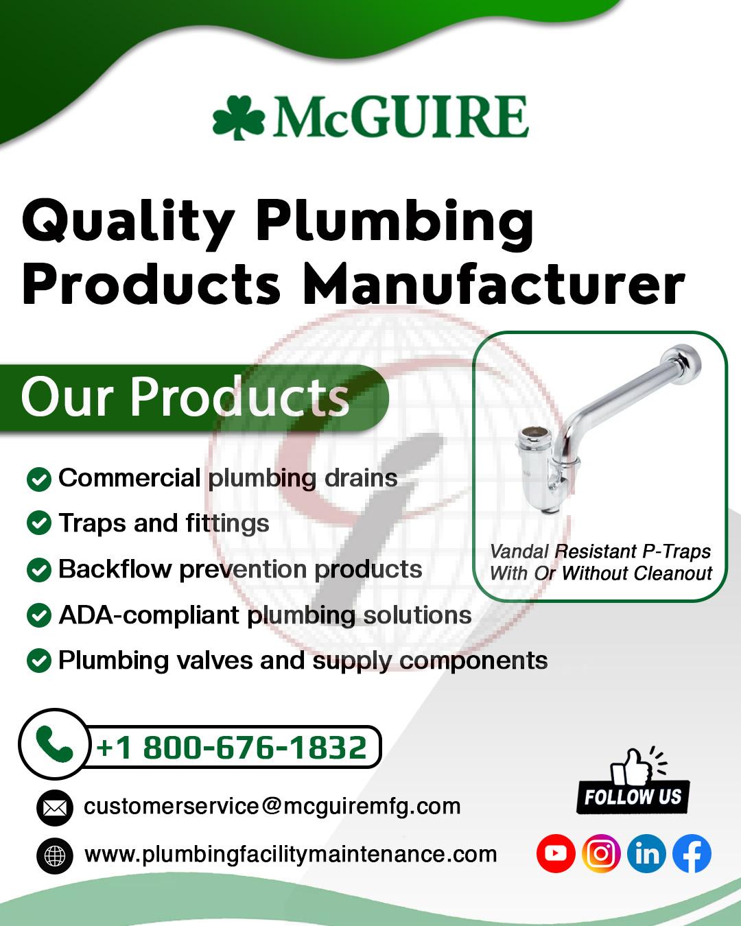 Quality Plumbing Products Manufacturer