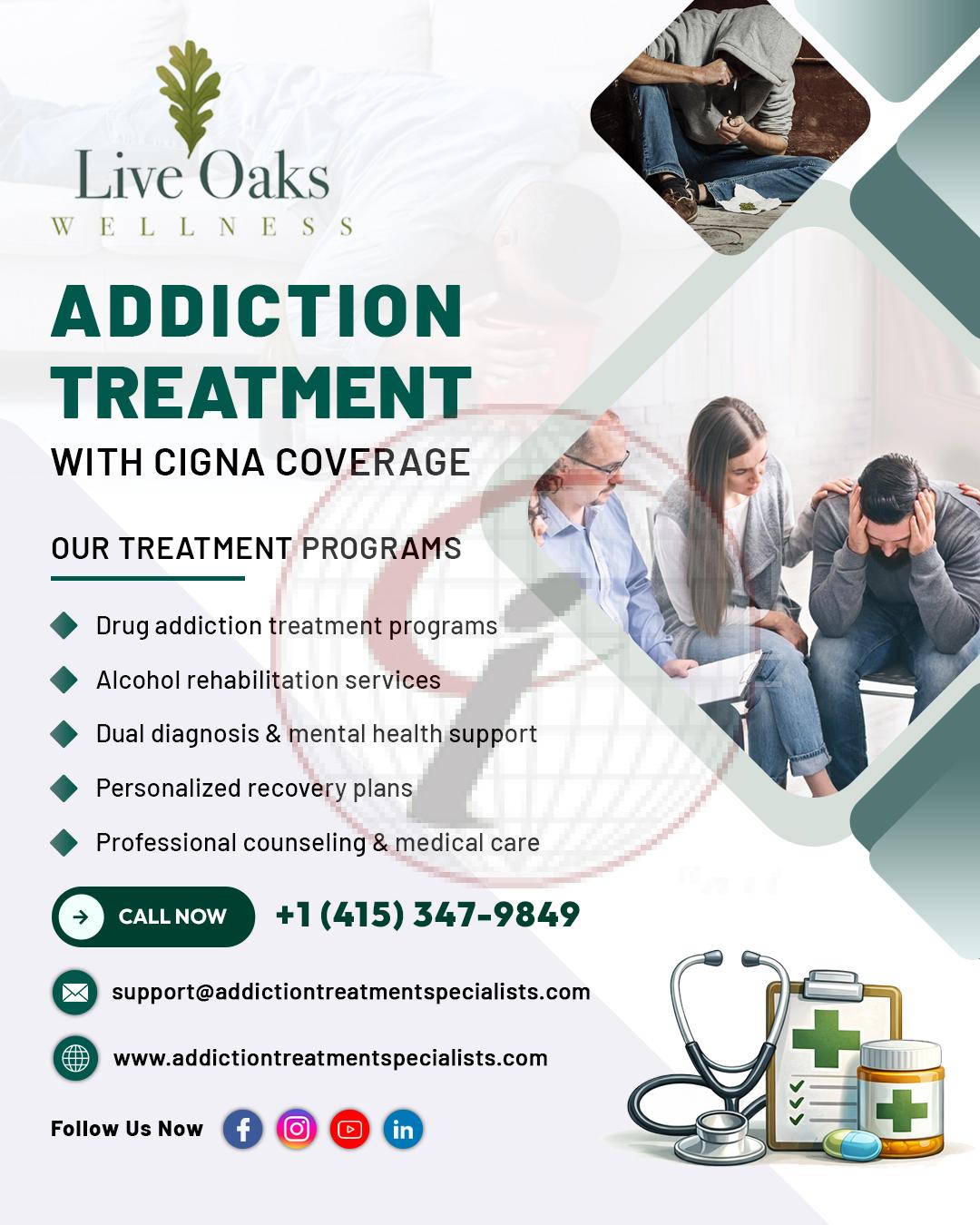 Addiction Treatment with Cigna Coverage