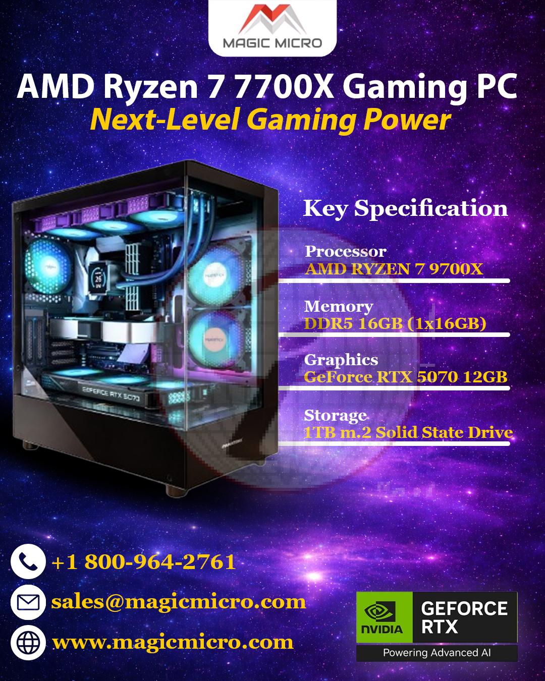 Amd Ryzen 7700x Gaming Pc