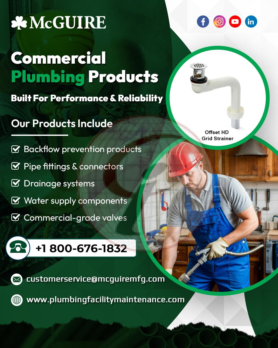 Commercial Plumbing Products – Built for Performance & Reliability