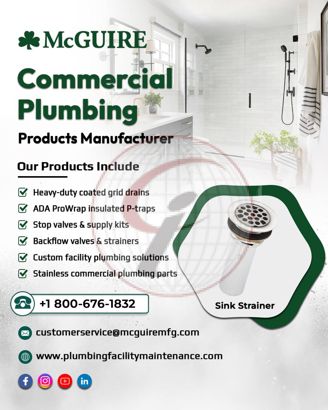 Commercial Plumbing Products Manufacturer