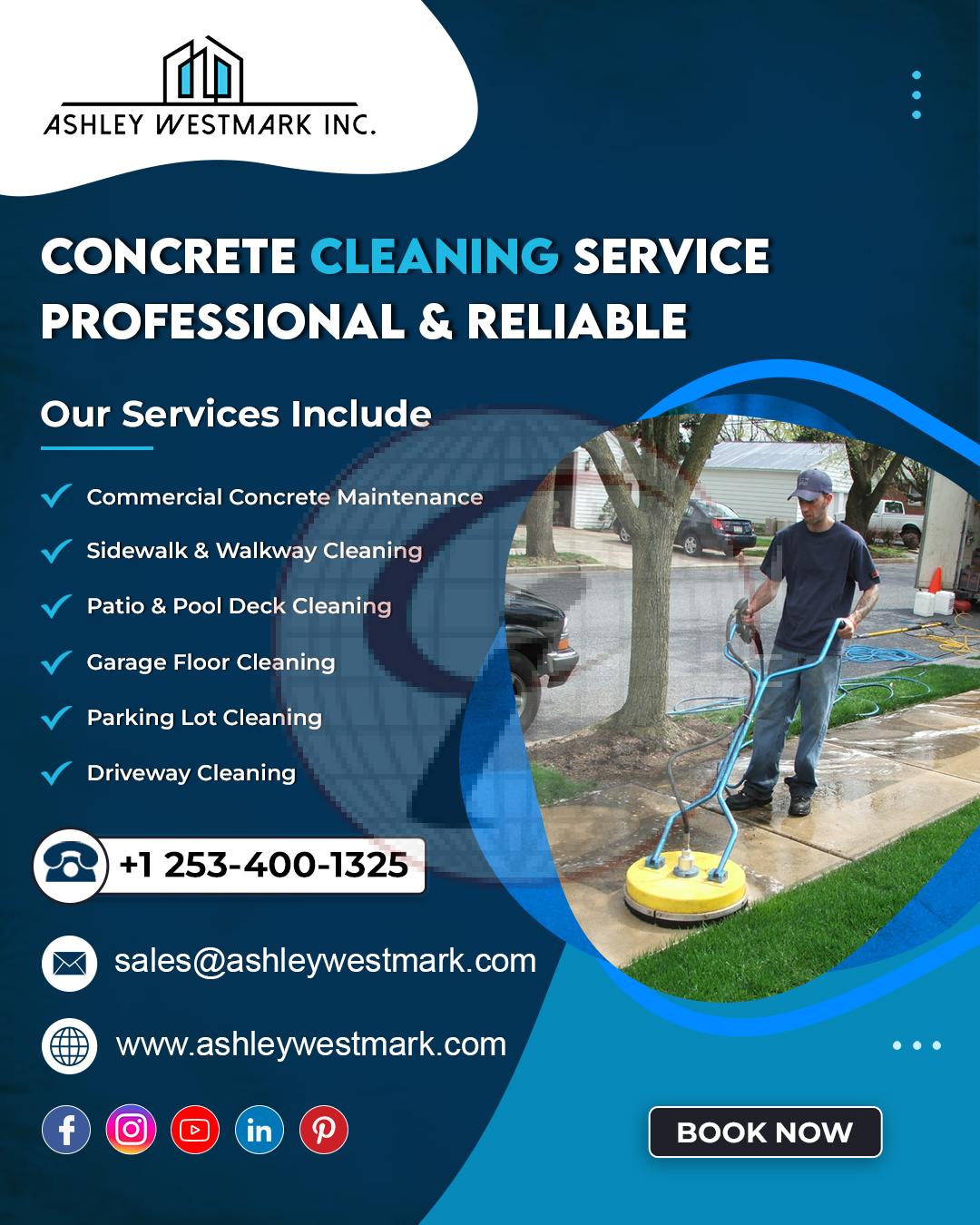 Concrete Cleaning Service – Professional & Reliable
