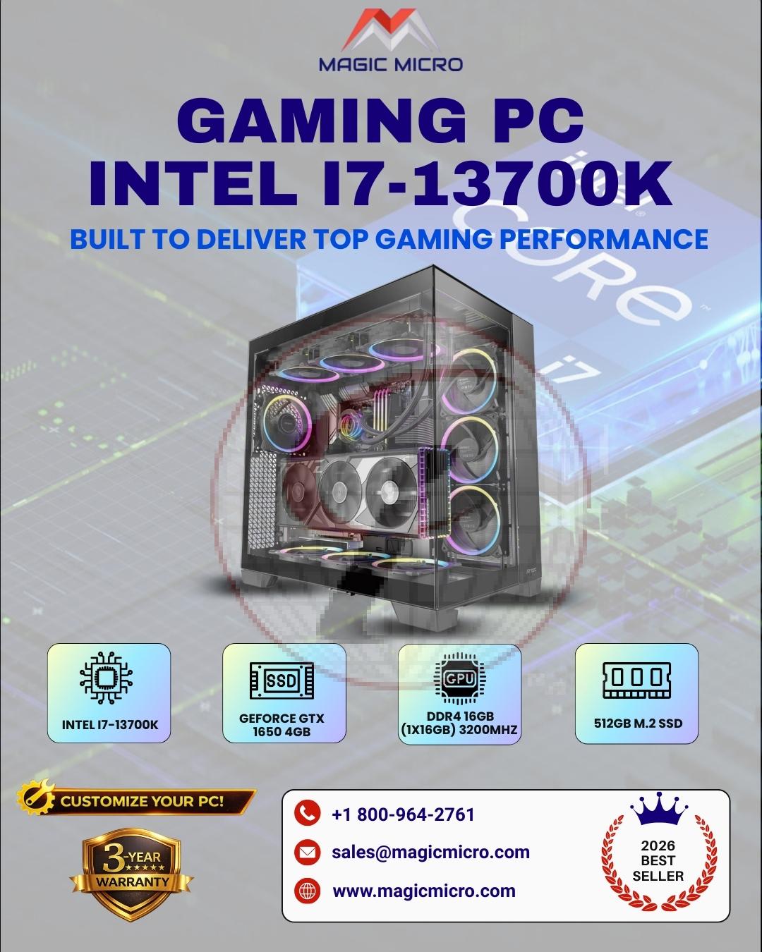 Intel i7-13700K Gaming PC