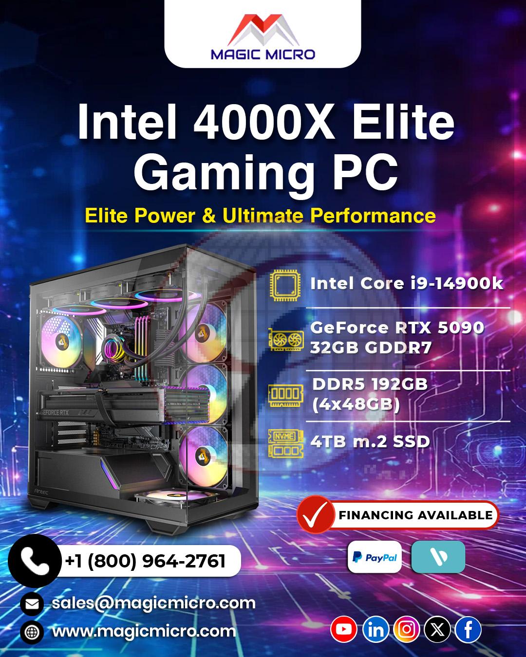 Intel 4000X Elite Gaming PC