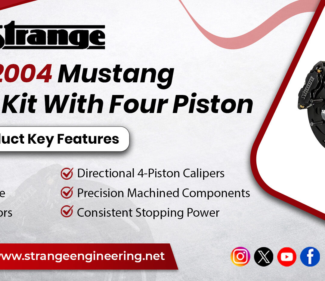 1994-2004 Mustang Front Brake Kit With Four Piston