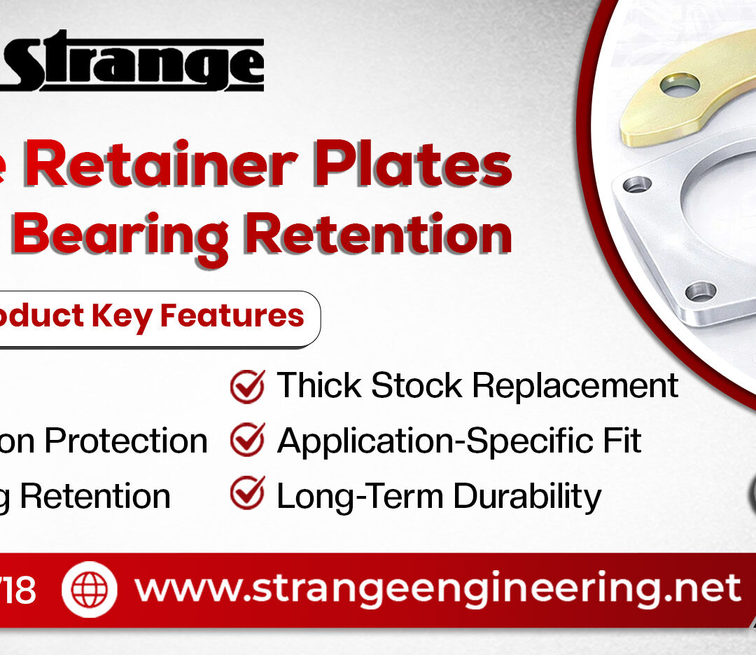 Rear Axle Retainer Plates for Secure Bearing Retention
