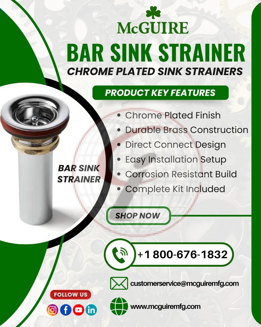 Bar Sink Strainer