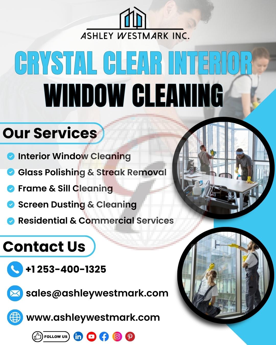 Crystal Clear Interior Window Cleaning