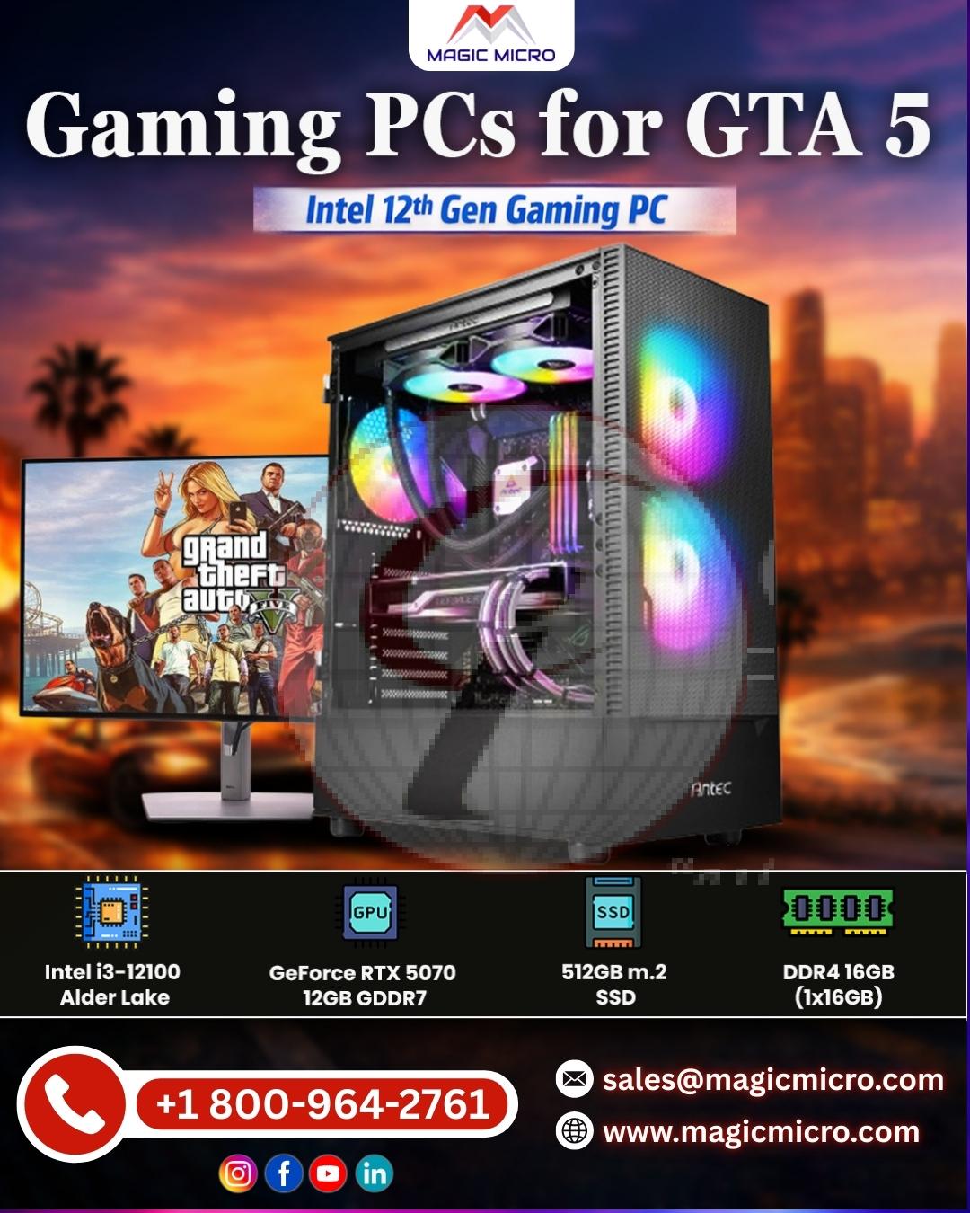 Gaming PCs For GTA 5