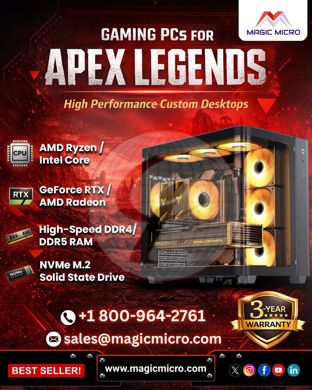 Gaming PCs for Apex Legends