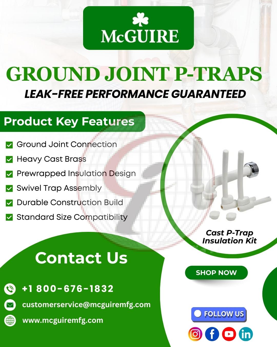 Ground Joint P-Trap