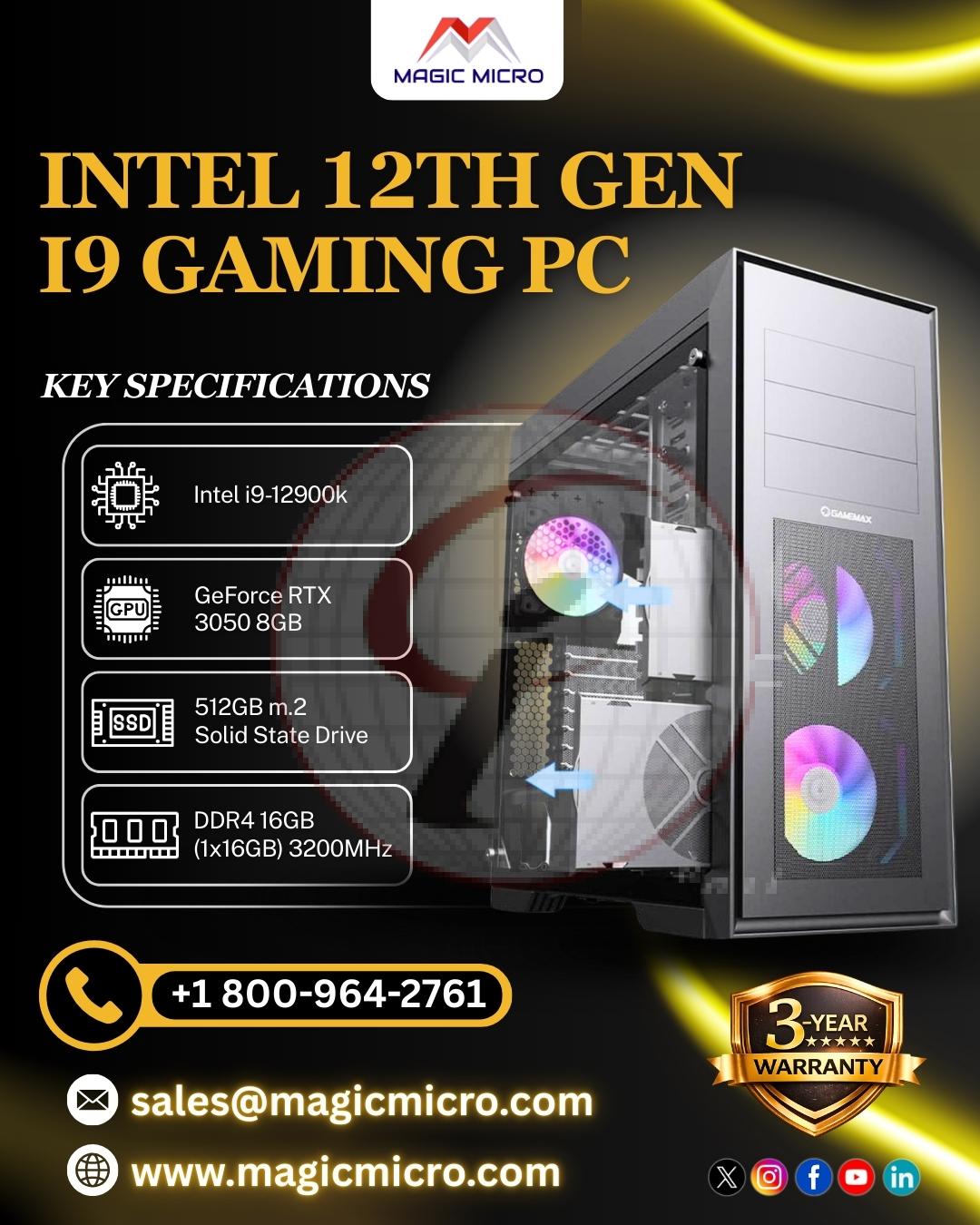 Intel 12th Gen i9 Gaming PC