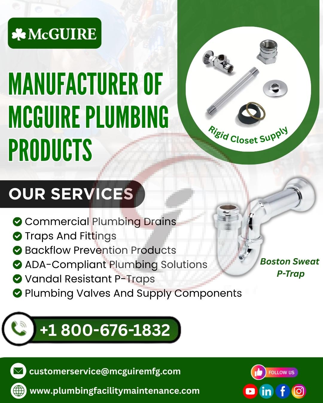 Manufacture Of Mc Guire Plumbing  Products