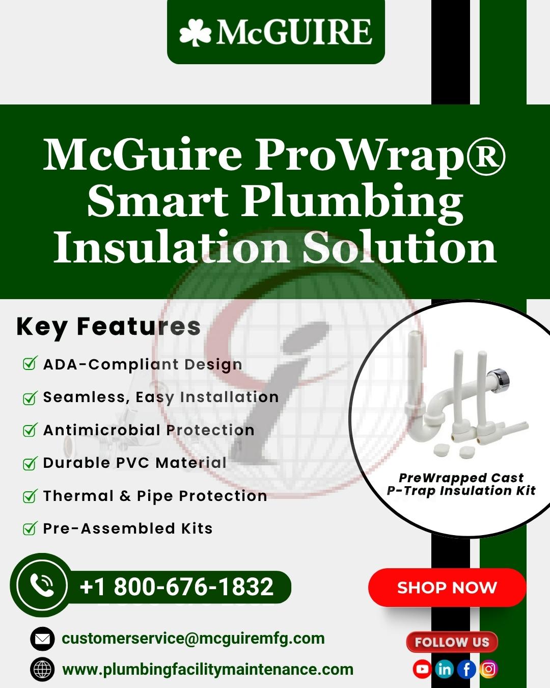 McGuire ProWrap® Smart Plumbing Insulation Solution