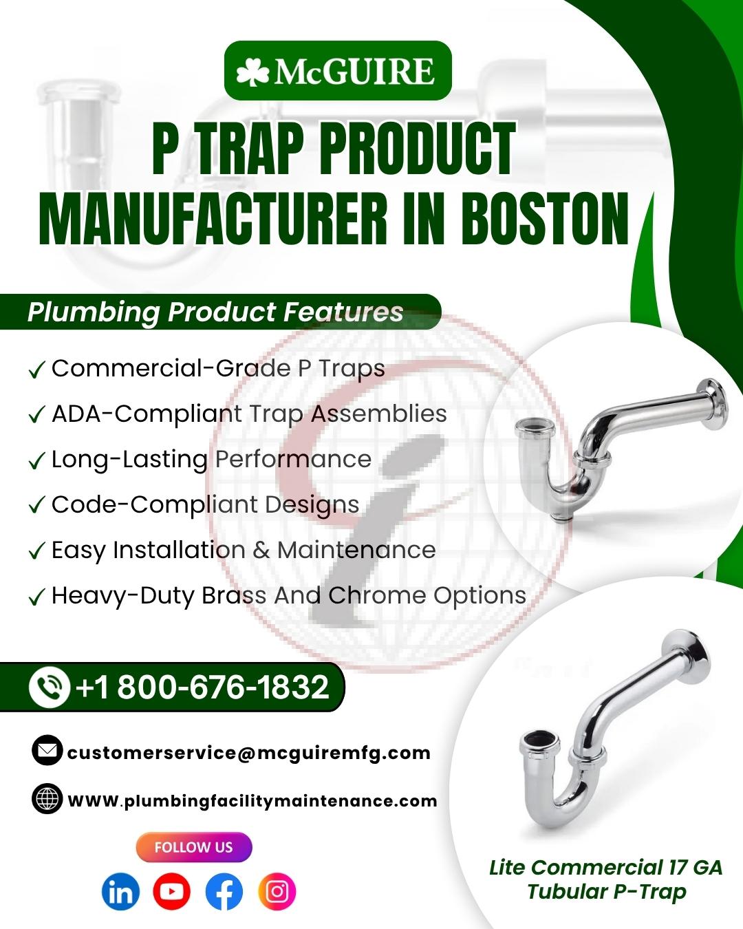 P Trap Product Manufacturer in Boston (1)