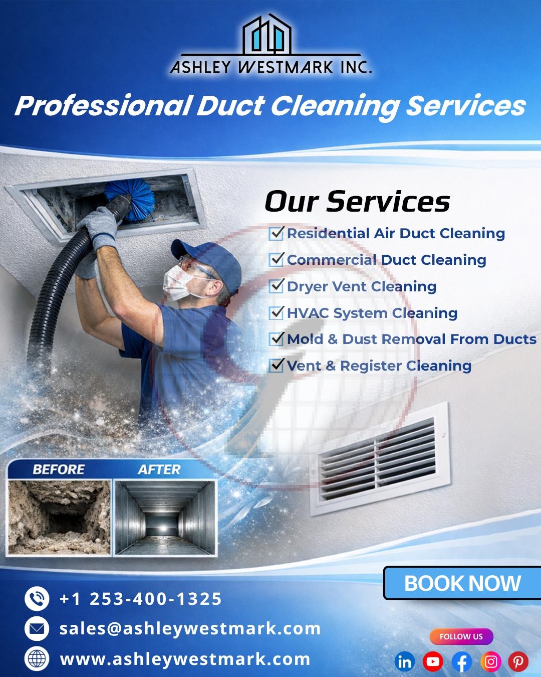 Professional Duct Cleaning  Service