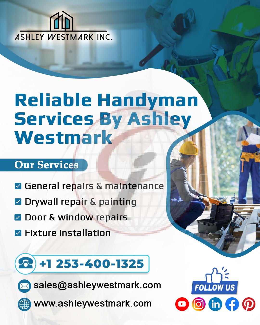RELIABLE HANDYMAN SERVICES BY ASHLEY WESTMARK