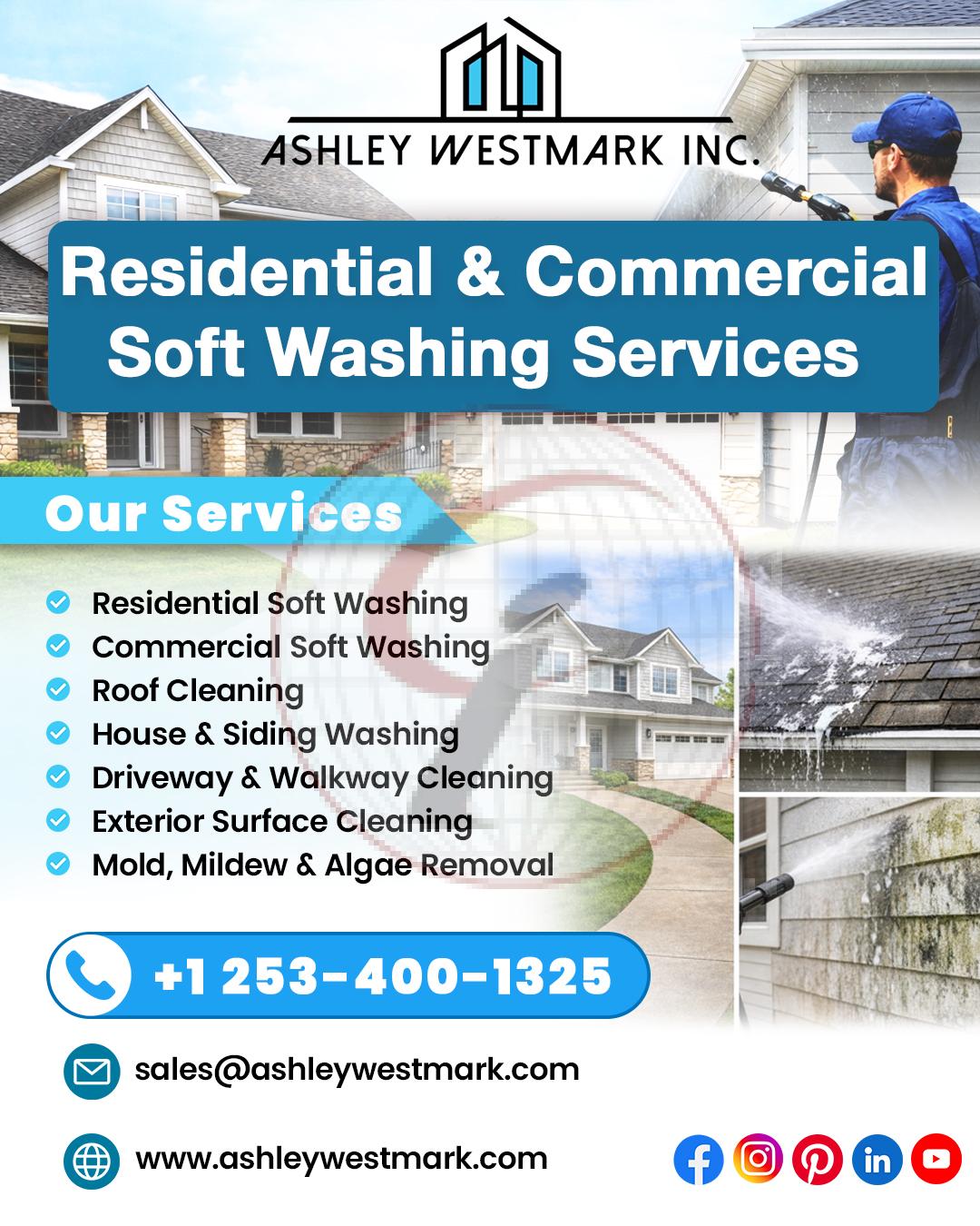Resident & Commercial Soft Washing Service