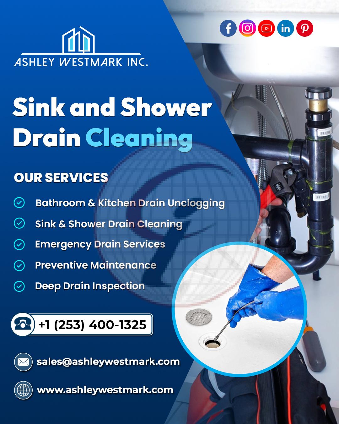 Sink and Shower Drain Cleaning