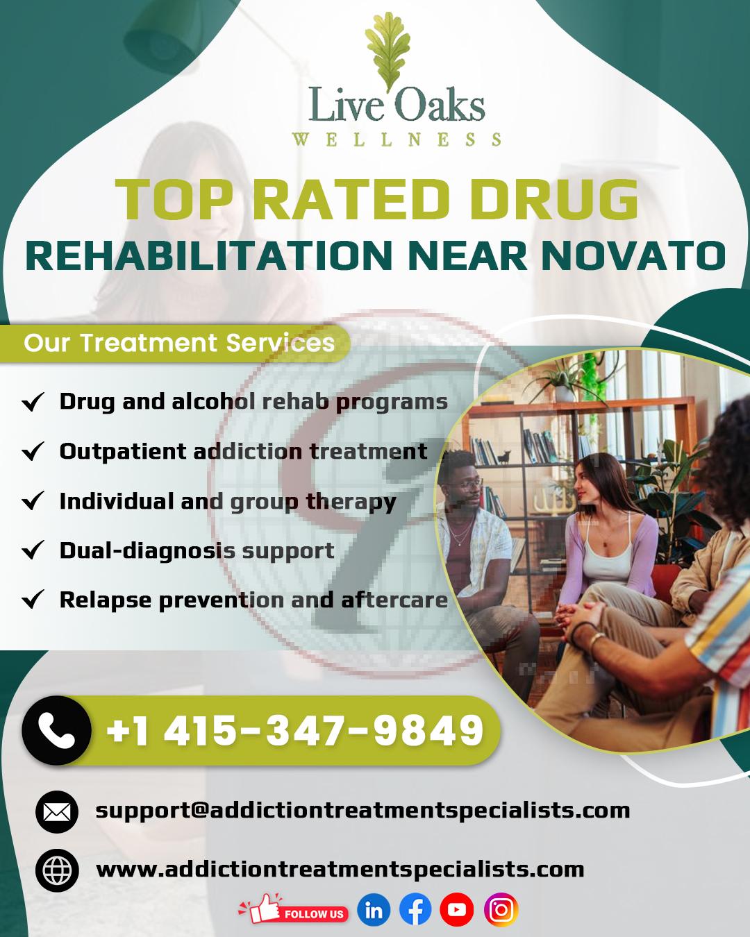 TOP RATED DRUG REHABILITA NEAR NOVATO