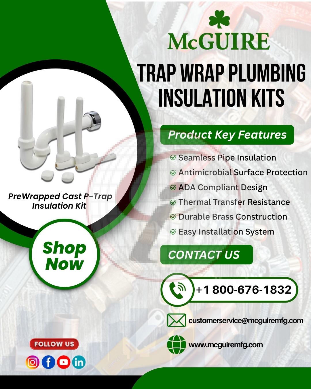 Trap Wrap Plumbing Insulation Kits