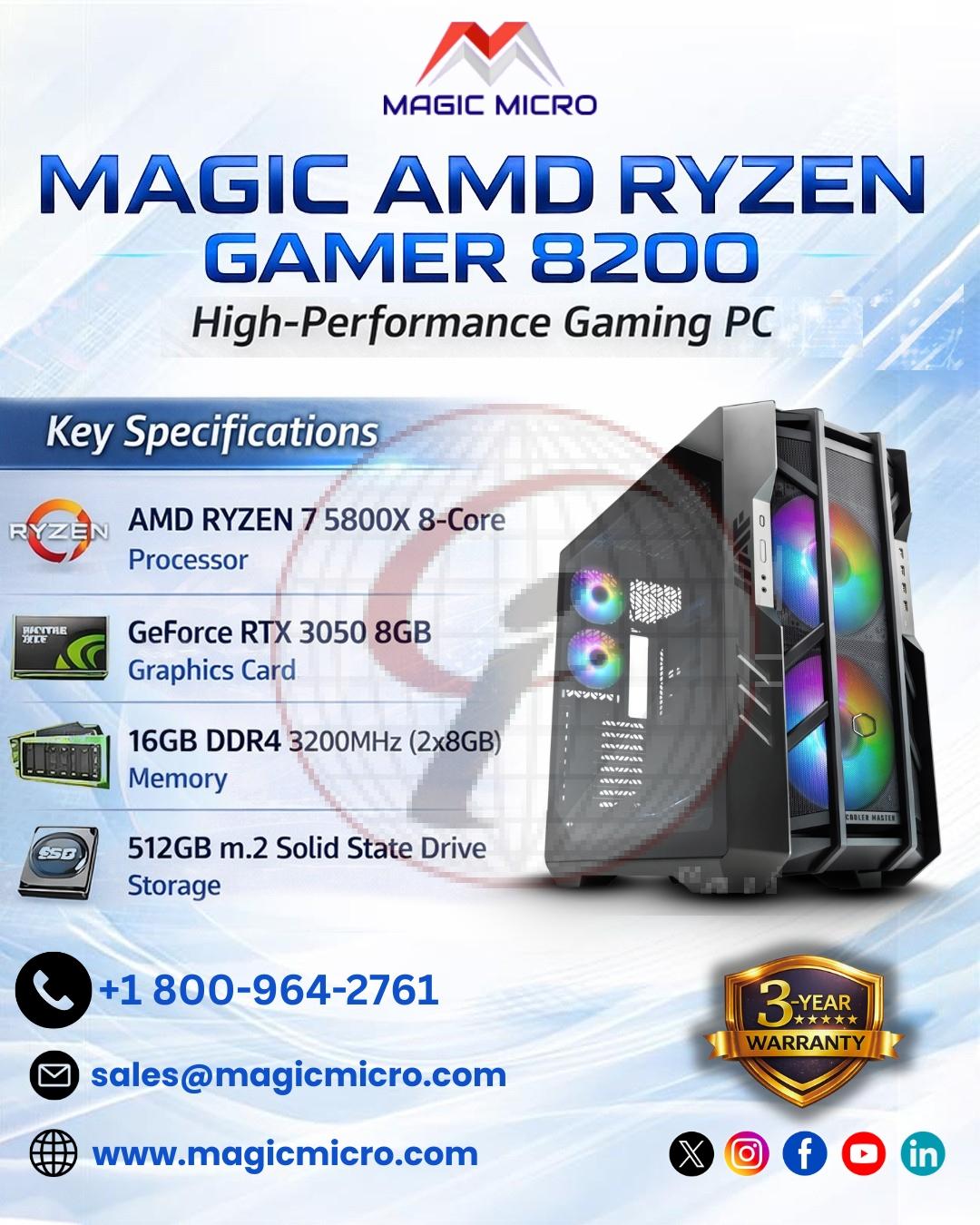 Magic And Ryzen Gamer 8200