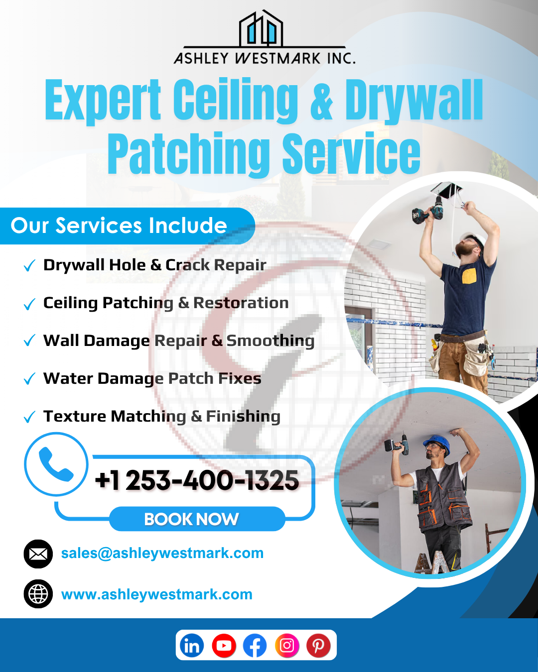 Expert  Celling  & Drywall Patching Service