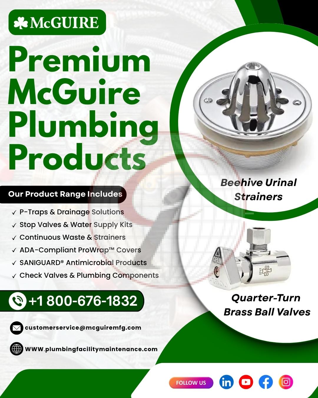 Premium McGuire Plumbing Product