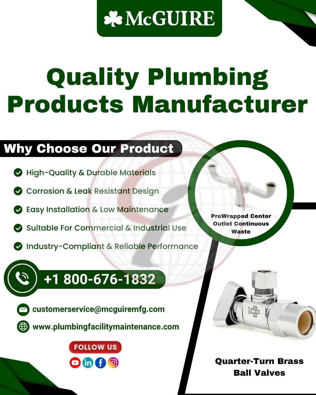 Quality Plumbing Product Manufacture