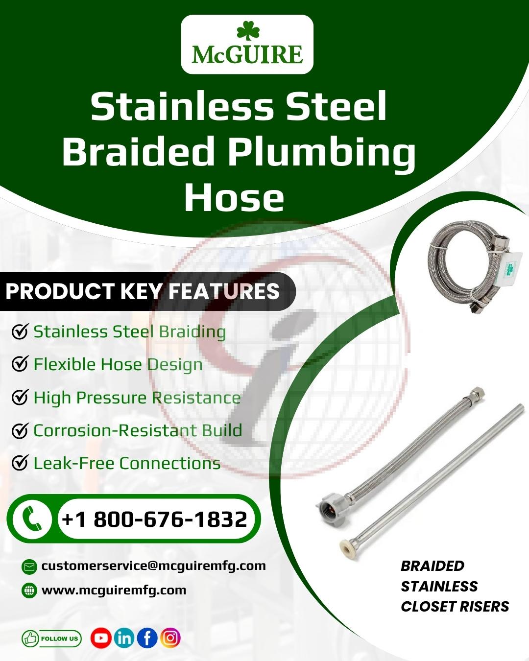 Stainless Steel Braided Plumbing House